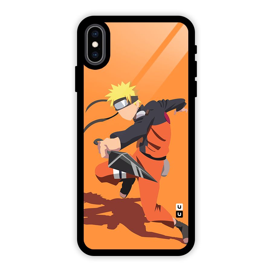 Naruto Ultimate Ninja Storm Glass Back Case for iPhone XS Max
