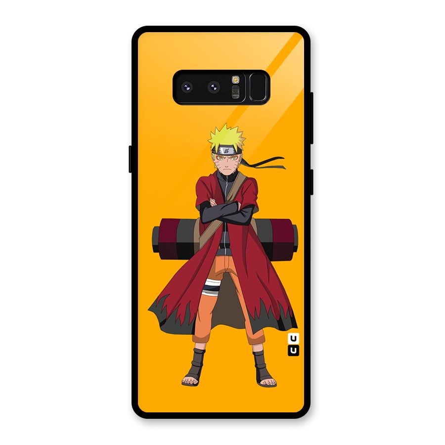 Naruto Uzumaki Art Glass Back Case for Galaxy Note 8
