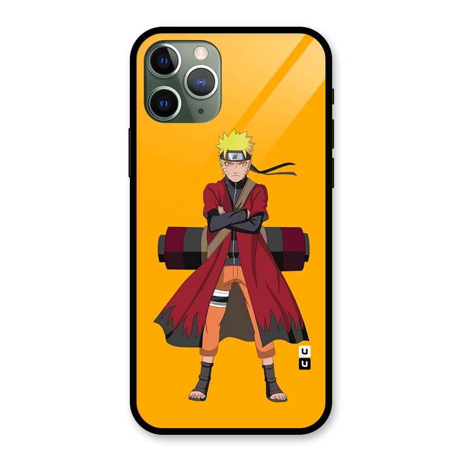 Naruto Uzumaki Art Glass Back Case for iPhone 11 Pro