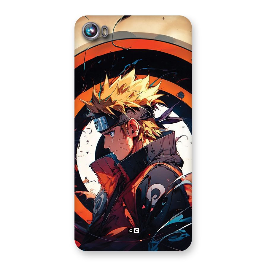 Naruto Uzumaki Combat Back Case for Canvas Fire 4 (A107)