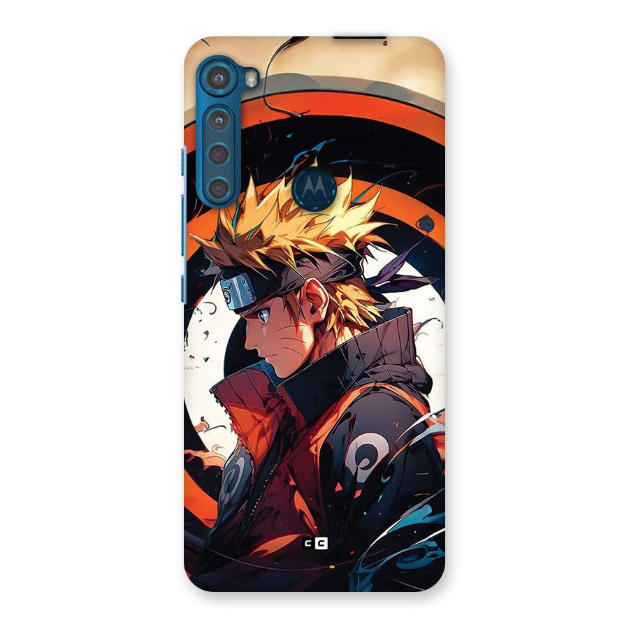 Naruto Uzumaki Combat Back Case for Motorola One Fusion Plus
