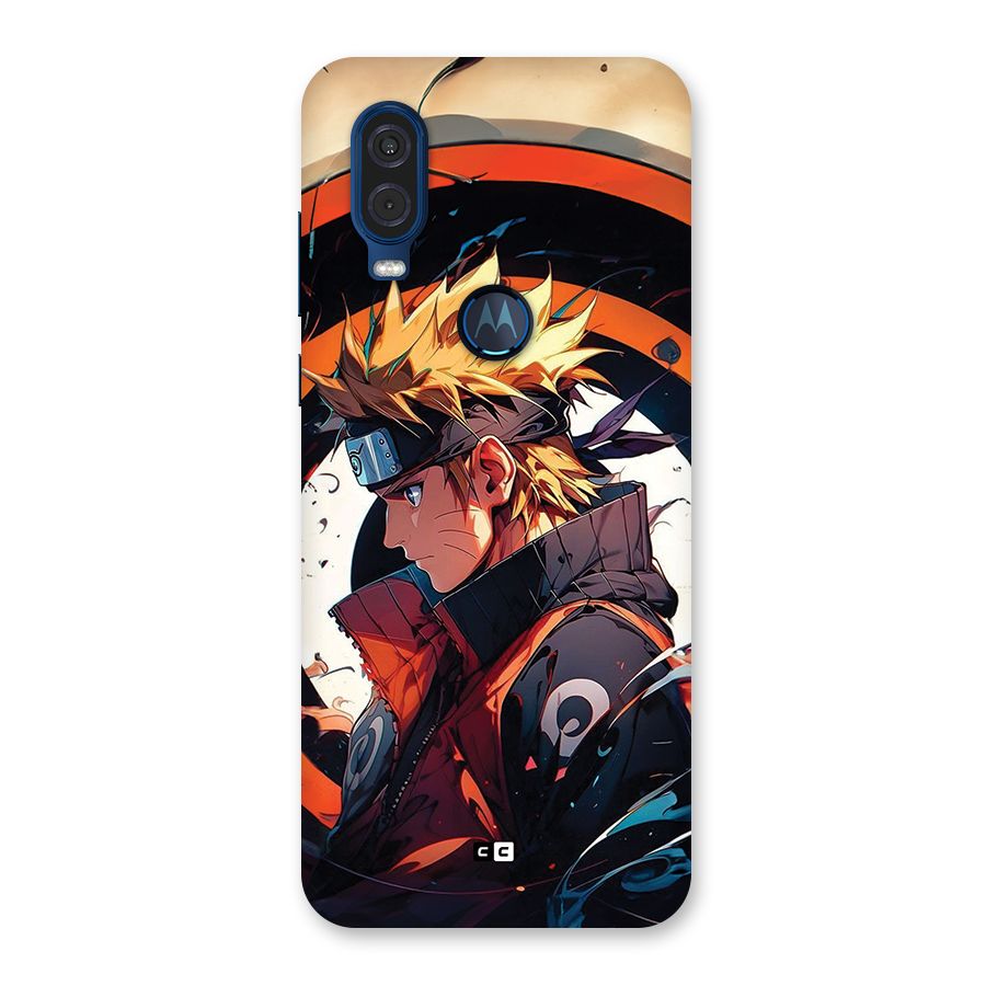 Naruto Uzumaki Combat Back Case for Motorola One Vision