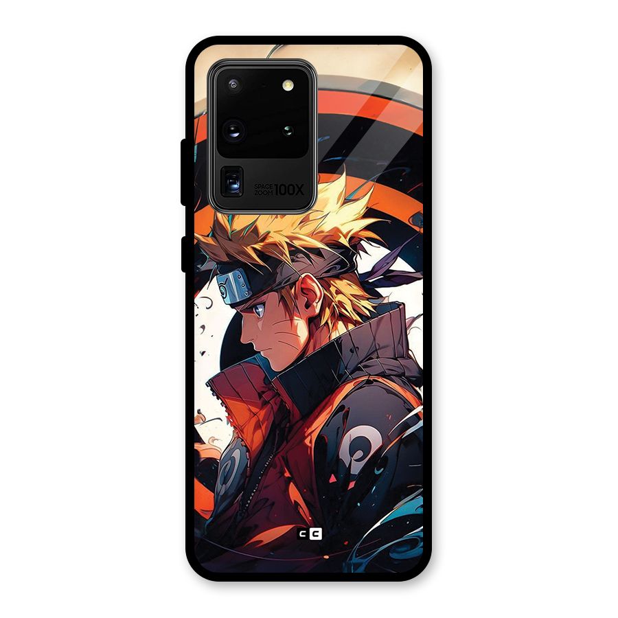 Naruto Uzumaki Combat Glass Back Case for Galaxy S20 Ultra