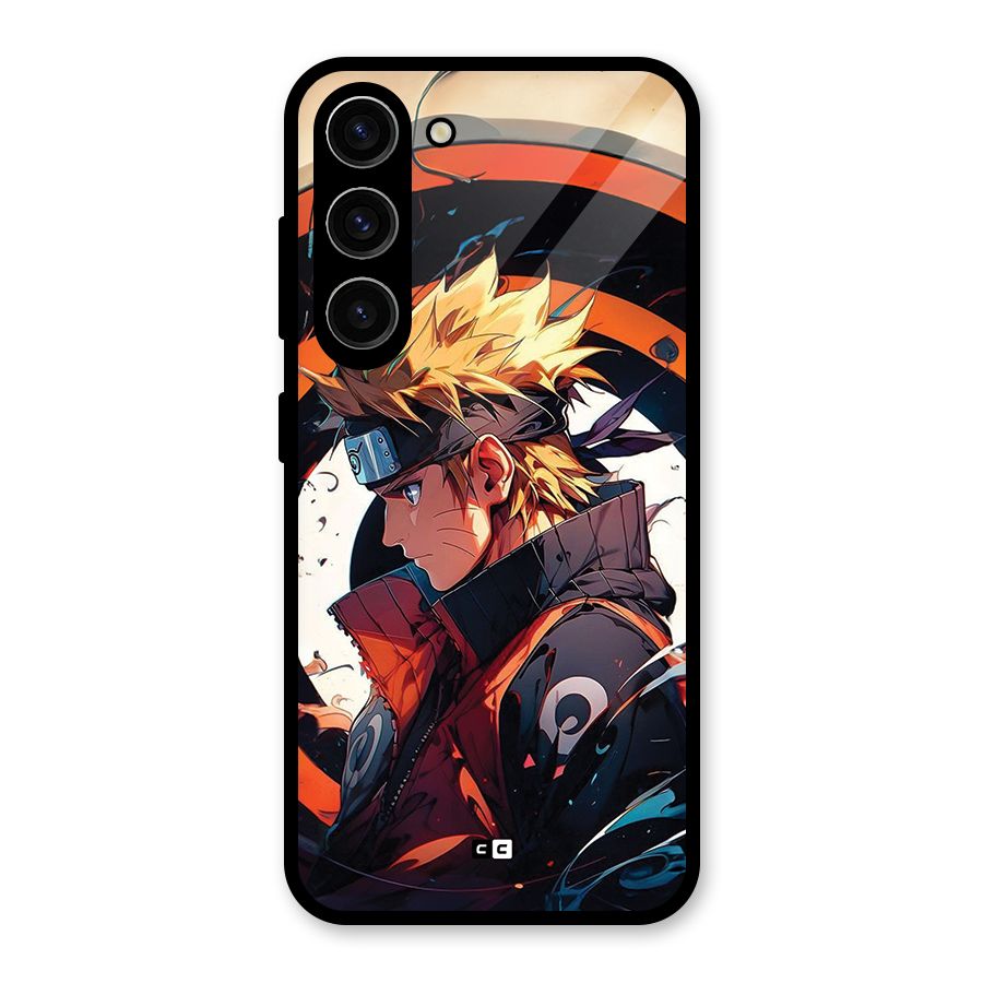 Naruto Uzumaki Combat Glass Back Case for Galaxy S23