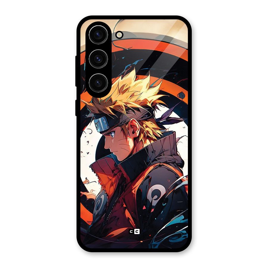 Naruto Uzumaki Combat Glass Back Case for Galaxy S23 Plus
