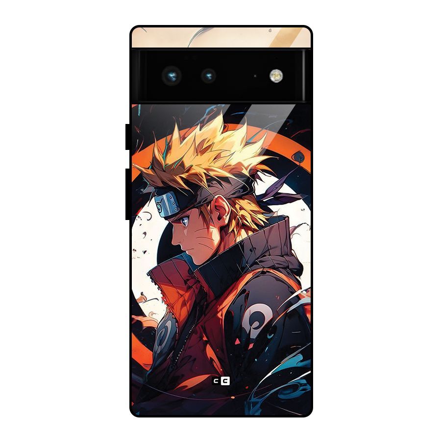 Naruto Uzumaki Combat Glass Back Case for Google Pixel 6