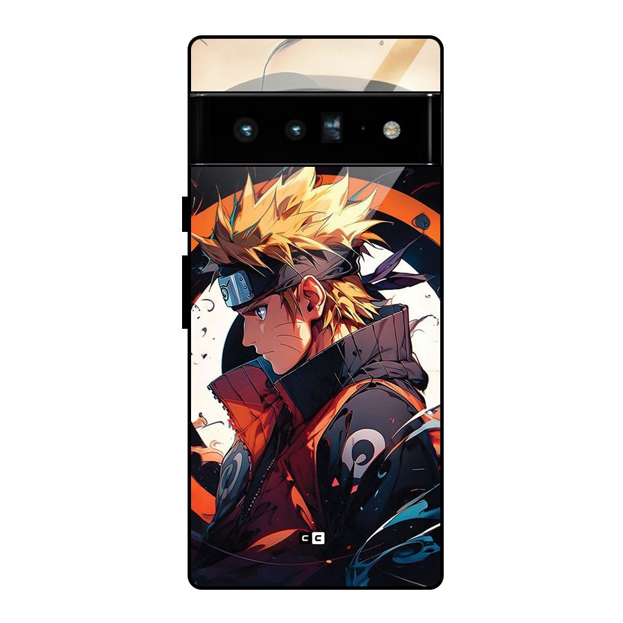 Naruto Uzumaki Combat Glass Back Case for Google Pixel 6 Pro