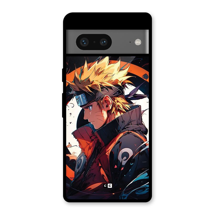 Naruto Uzumaki Combat Glass Back Case for Google Pixel 7