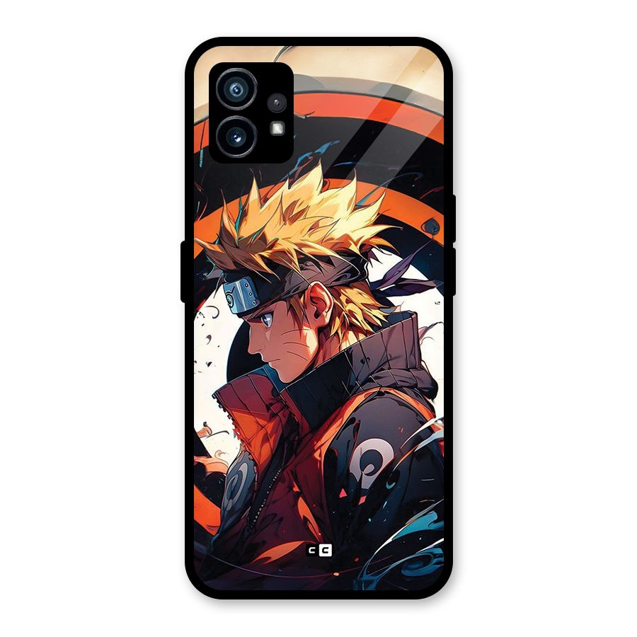 Naruto Uzumaki Combat Glass Back Case for Nothing Phone 1