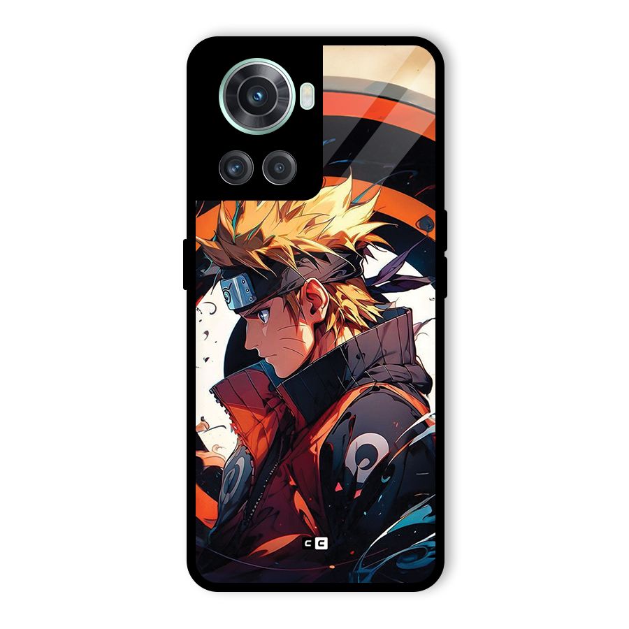 Naruto Uzumaki Combat Glass Back Case for OnePlus 10R