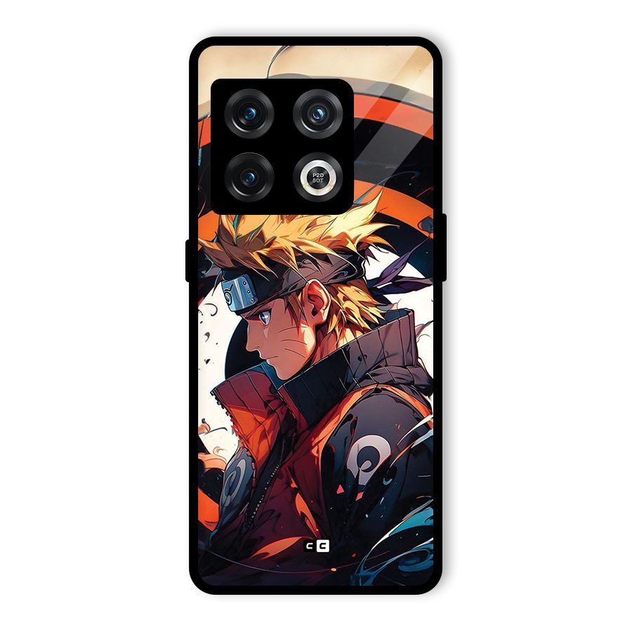 Naruto Uzumaki Combat Glass Back Case for OnePlus 10 Pro 5G