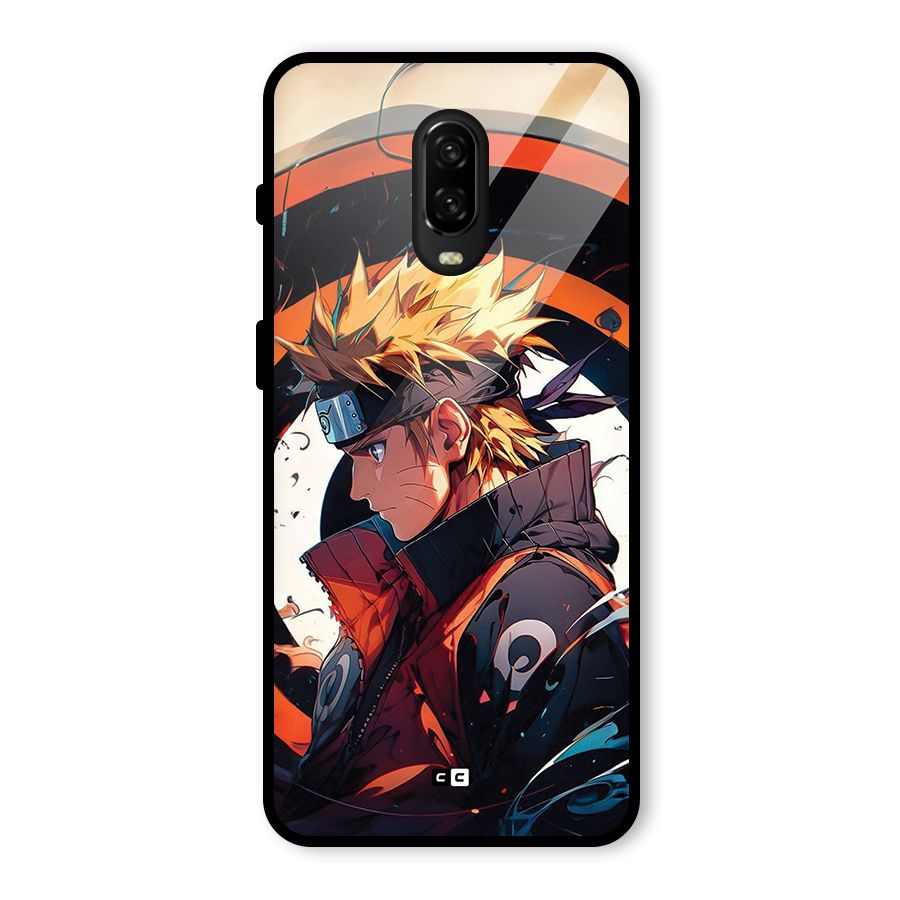 Naruto Uzumaki Combat Glass Back Case for OnePlus 6T