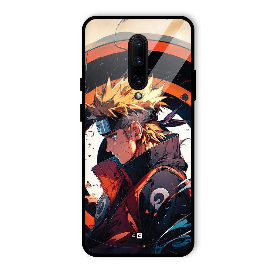 Naruto Uzumaki Combat Glass Back Case for OnePlus 7 Pro
