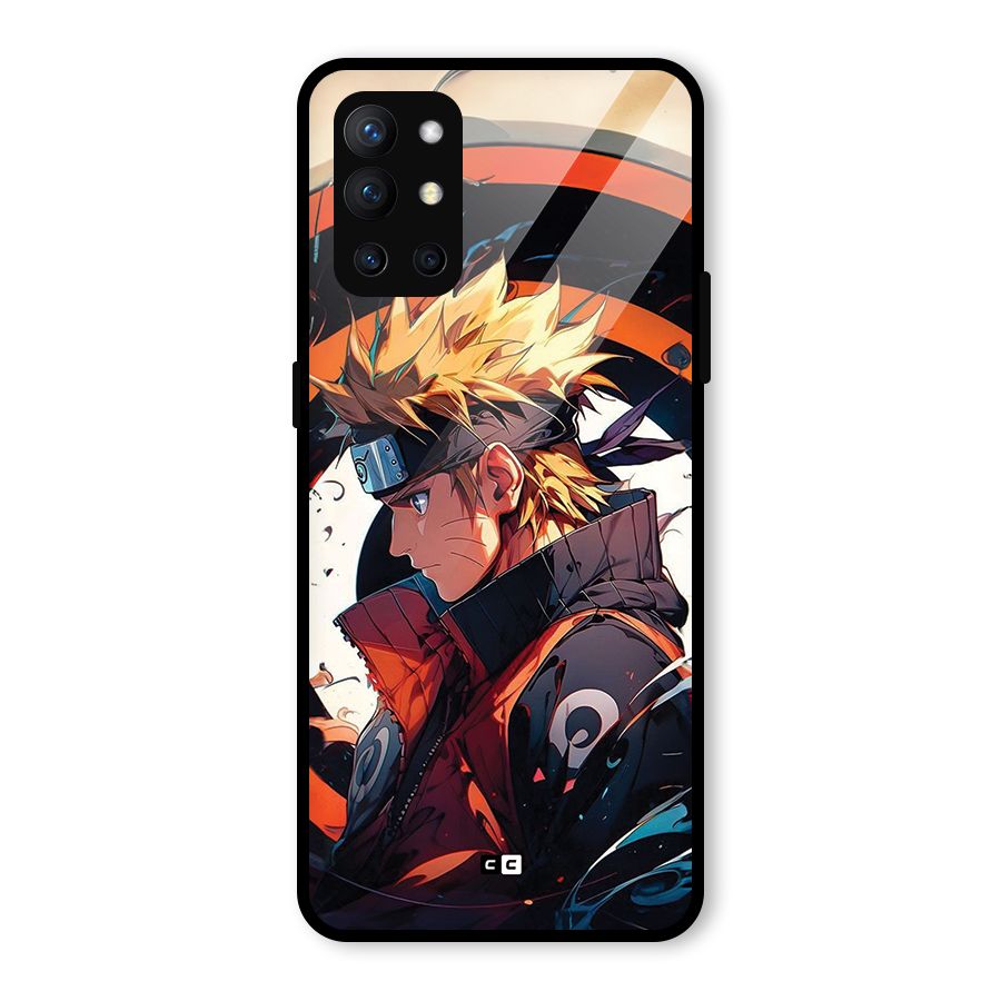 Naruto Uzumaki Combat Glass Back Case for OnePlus 9R