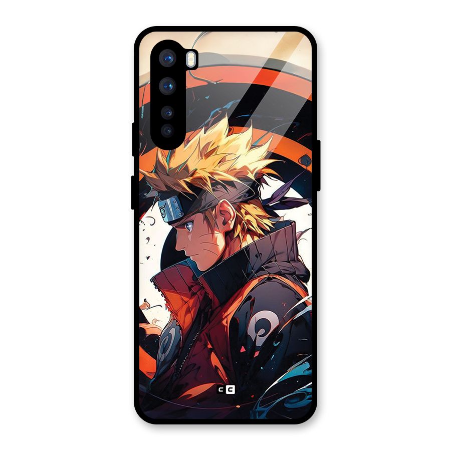 Naruto Uzumaki Combat Glass Back Case for OnePlus Nord