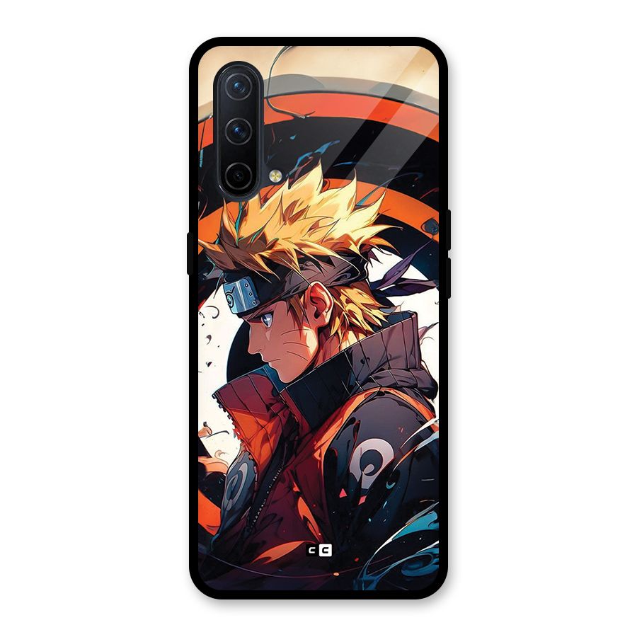 Naruto Uzumaki Combat Glass Back Case for OnePlus Nord CE 5G