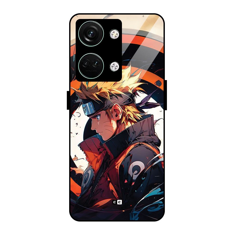 Naruto Uzumaki Combat Glass Back Case for Oneplus Nord 3