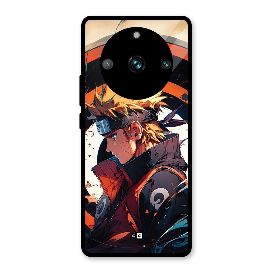 Naruto Uzumaki Combat Glass Back Case for Realme 11 Pro Plus
