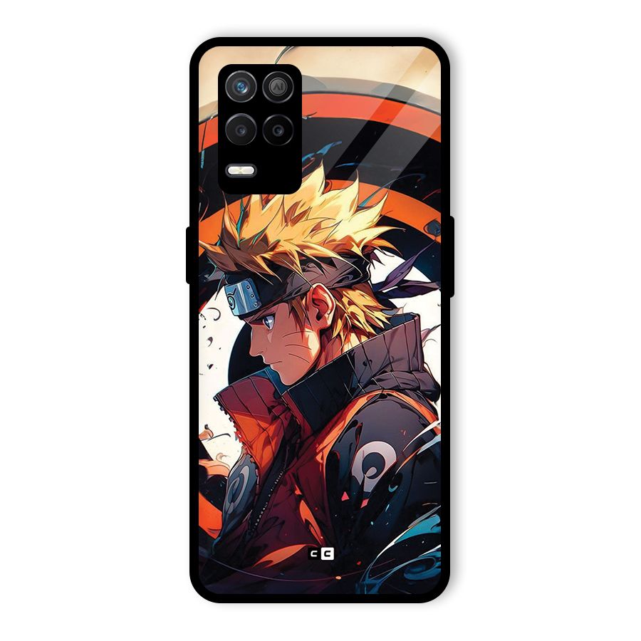Naruto Uzumaki Combat Glass Back Case for Realme 8 5G