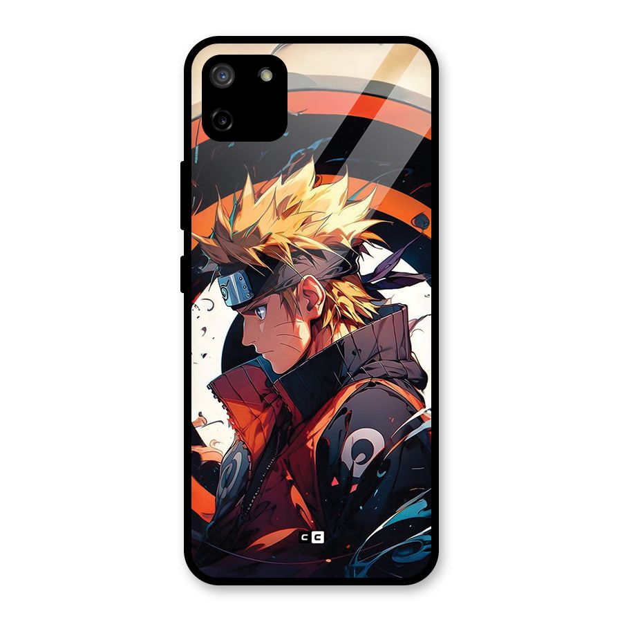 Naruto Uzumaki Combat Glass Back Case for Realme C11