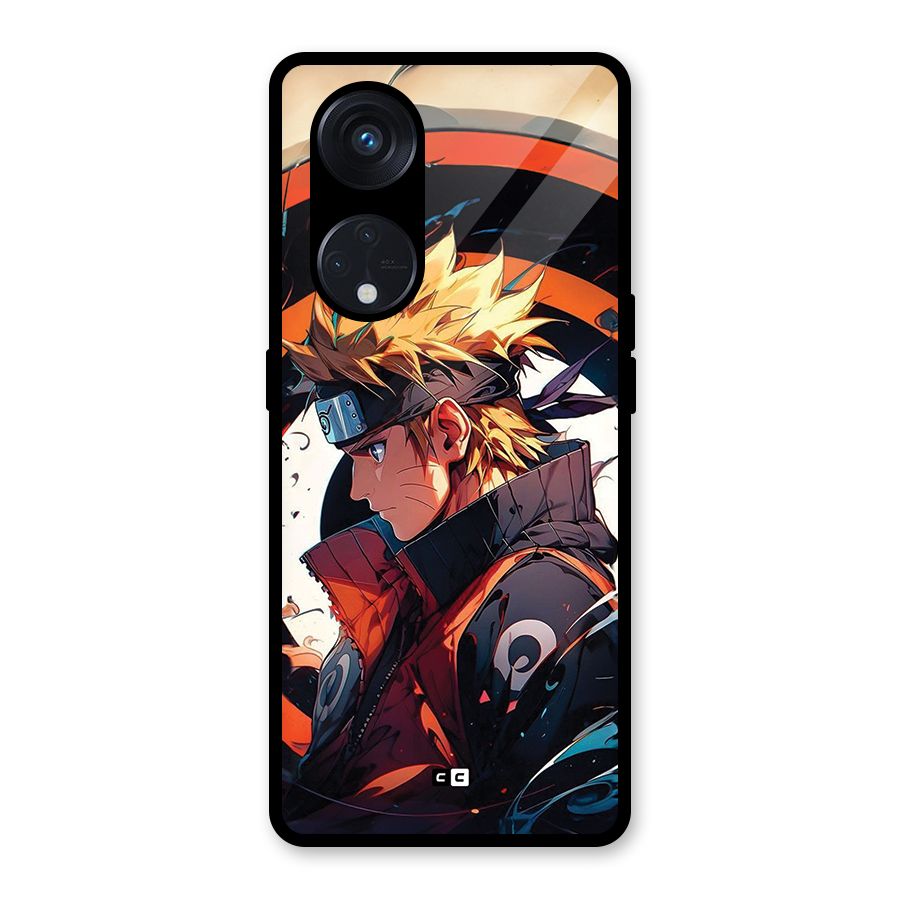 Naruto Uzumaki Combat Glass Back Case for Reno8 T 5G