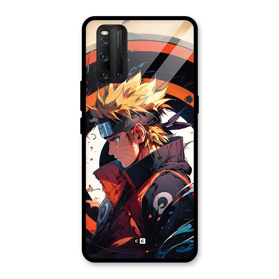 Naruto Uzumaki Combat Glass Back Case for Vivo iQOO 3