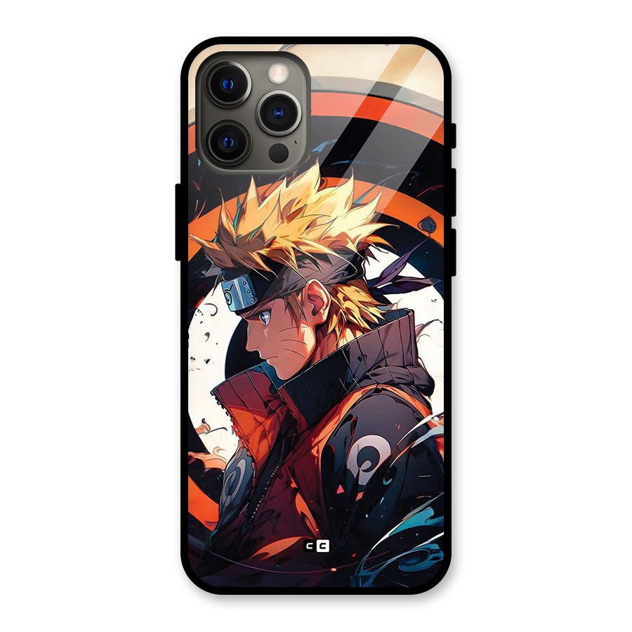 Naruto Uzumaki Combat Glass Back Case for iPhone 12 Pro Max
