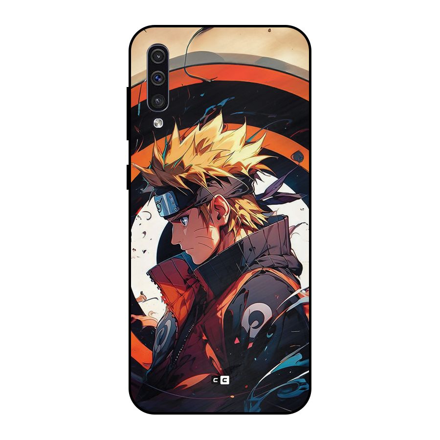 Naruto Uzumaki Combat Metal Back Case for Galaxy A50