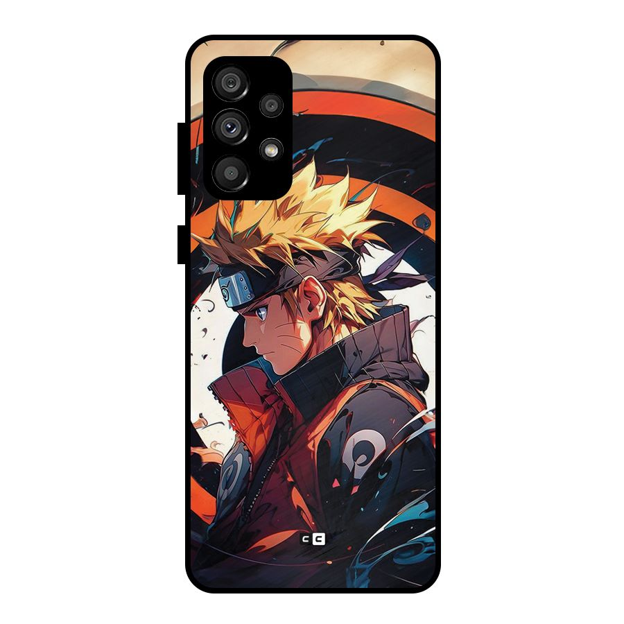 Naruto Uzumaki Combat Metal Back Case for Galaxy A73 5G