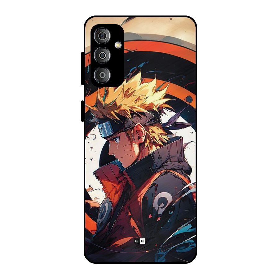 Naruto Uzumaki Combat Metal Back Case for Galaxy F23