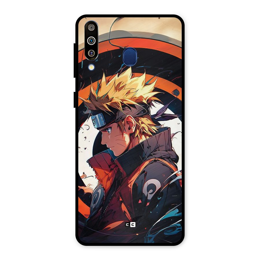 Naruto Uzumaki Combat Metal Back Case for Galaxy M30