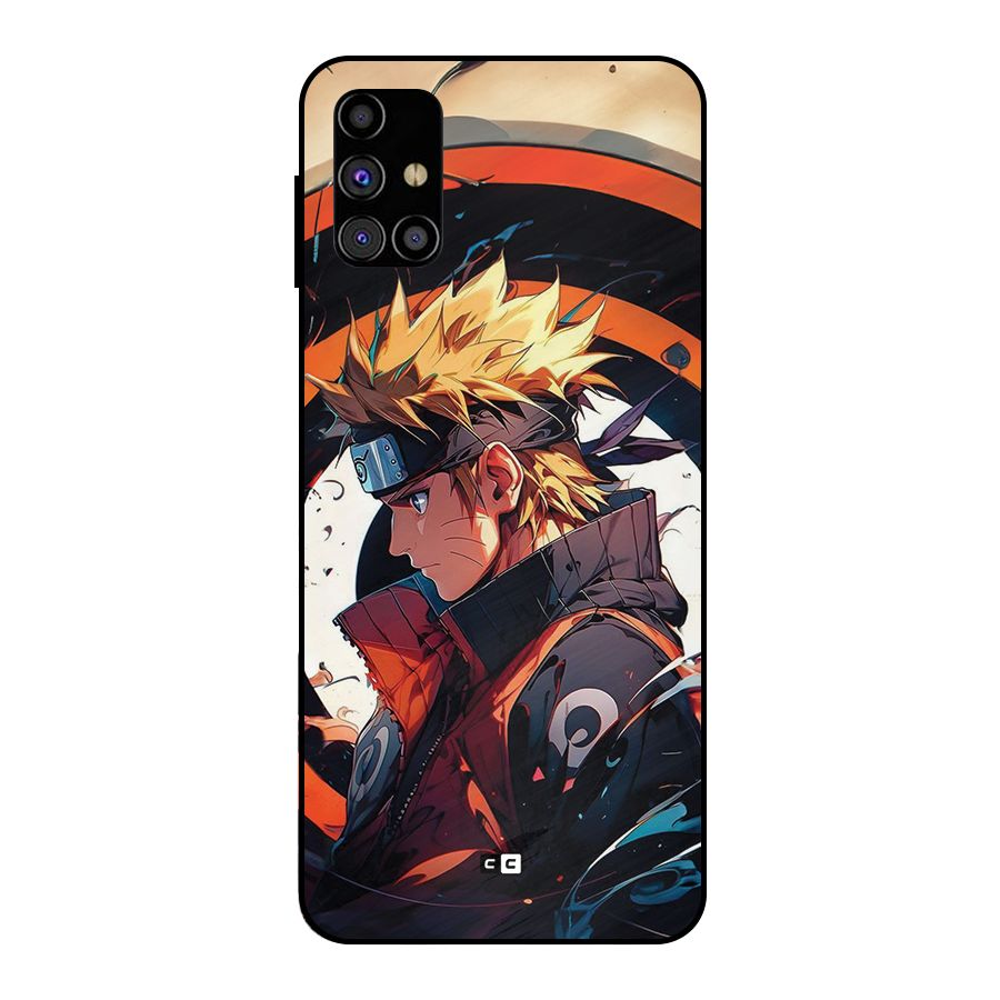 Naruto Uzumaki Combat Metal Back Case for Galaxy M31s