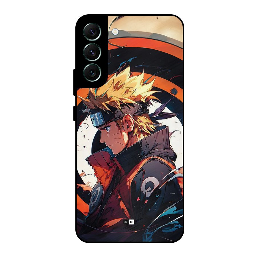 Naruto Uzumaki Combat Metal Back Case for Galaxy S22 Plus 5G