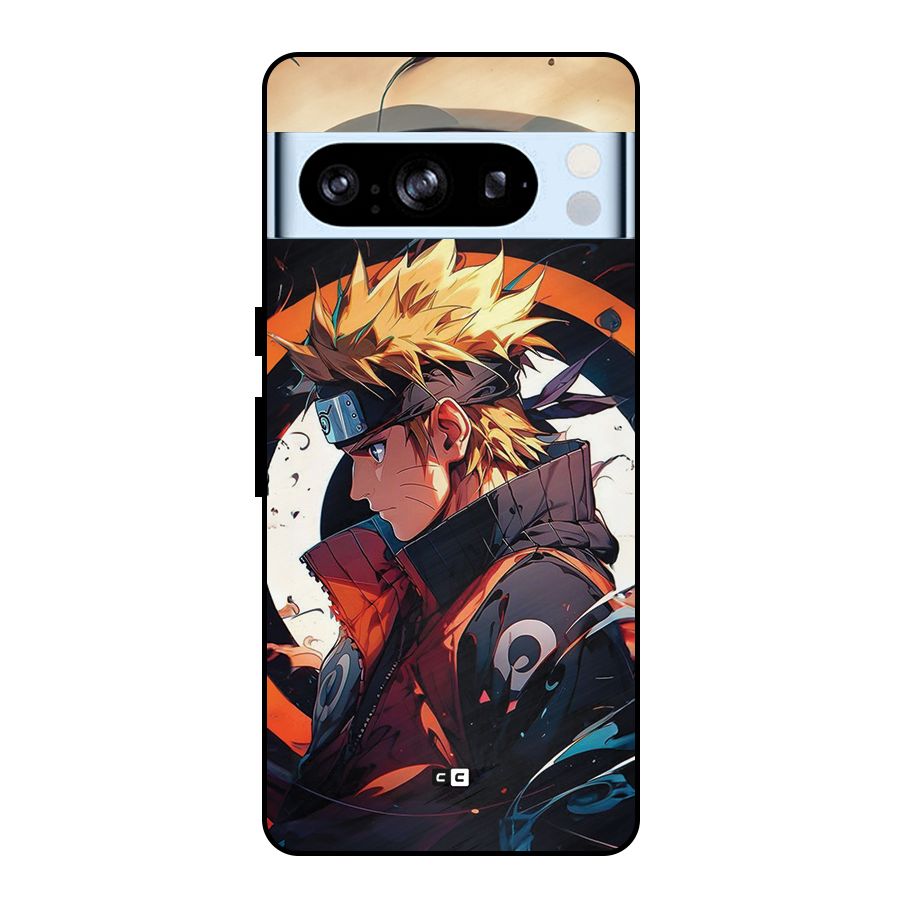 Naruto Uzumaki Combat Metal Back Case for Google Pixel 8 Pro