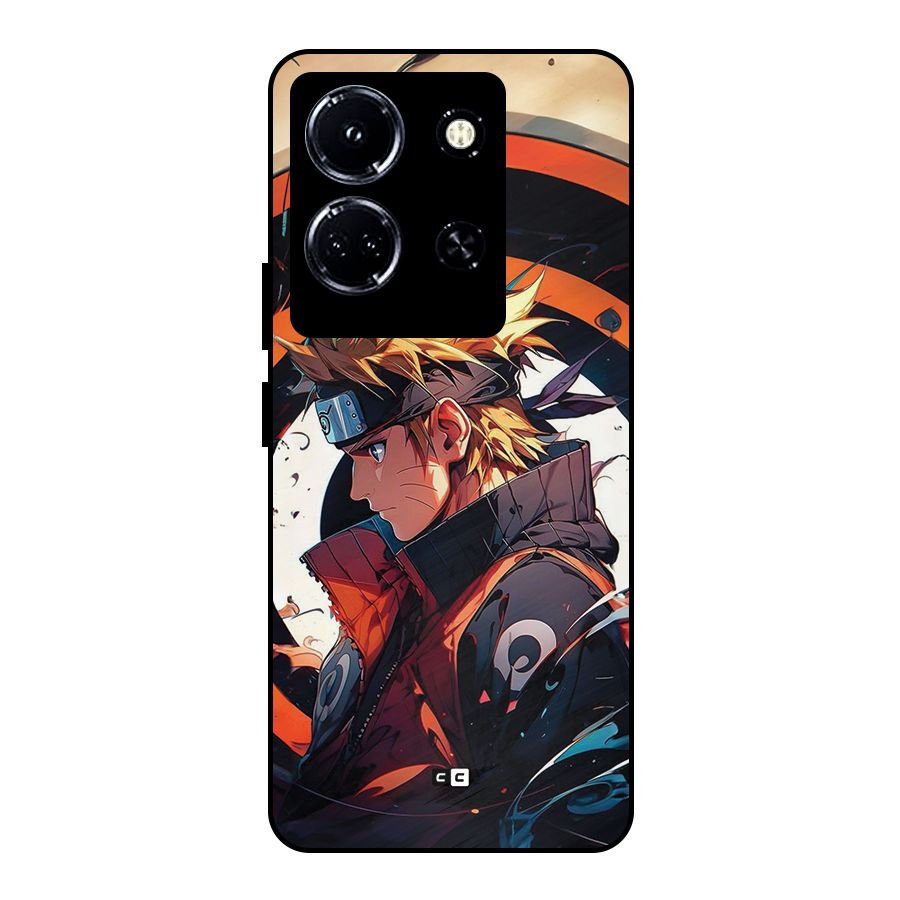 Naruto Uzumaki Combat Metal Back Case for Infinix Note 30 5G