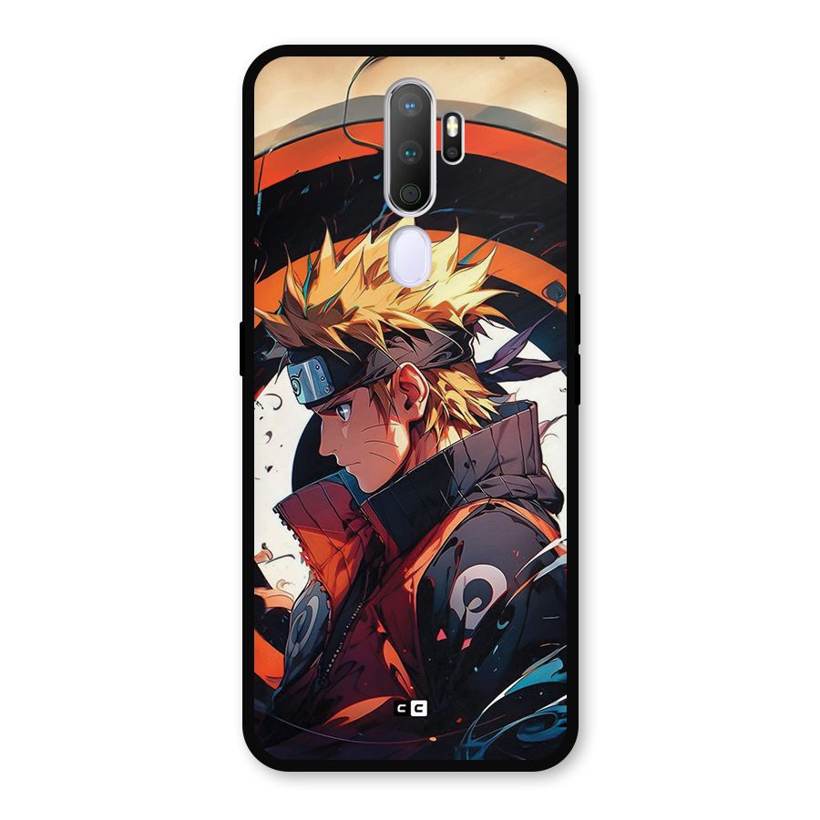 Naruto Uzumaki Combat Metal Back Case for Oppo A5 (2020)