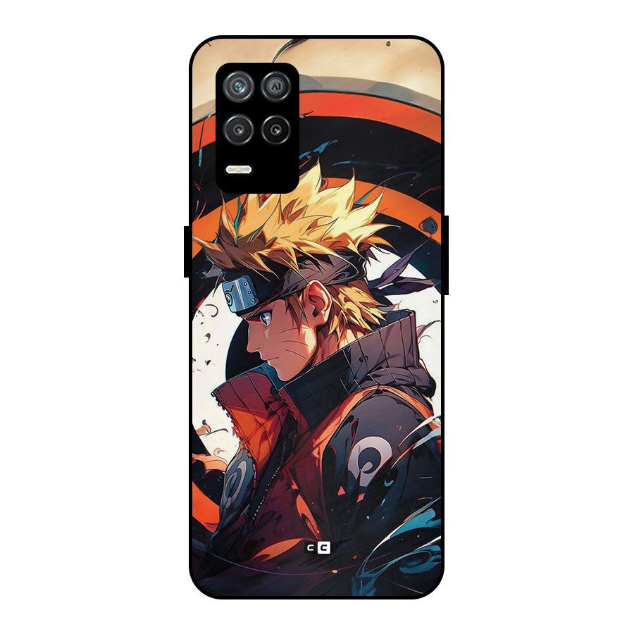 Naruto Uzumaki Combat Metal Back Case for Realme 8 5G