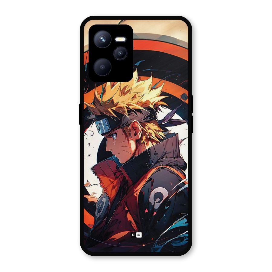 Naruto Uzumaki Combat Metal Back Case for Realme C35