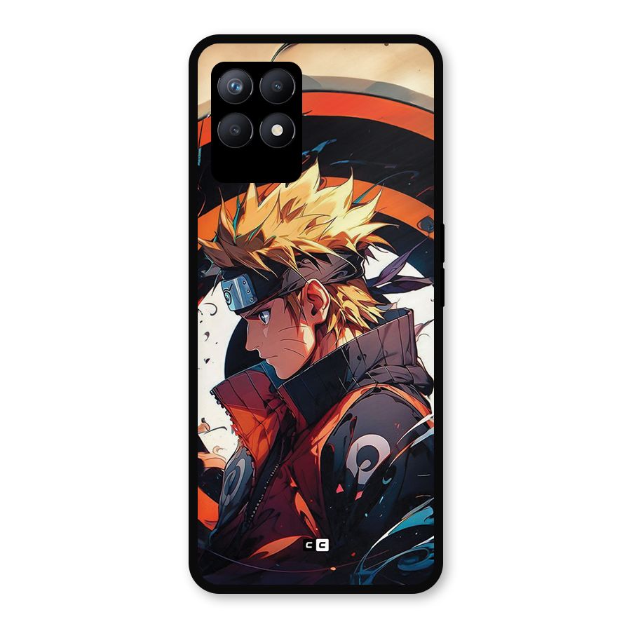 Naruto Uzumaki Combat Metal Back Case for Realme Narzo 50