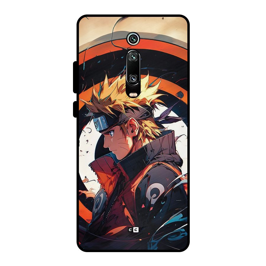 Naruto Uzumaki Combat Metal Back Case for Redmi K20