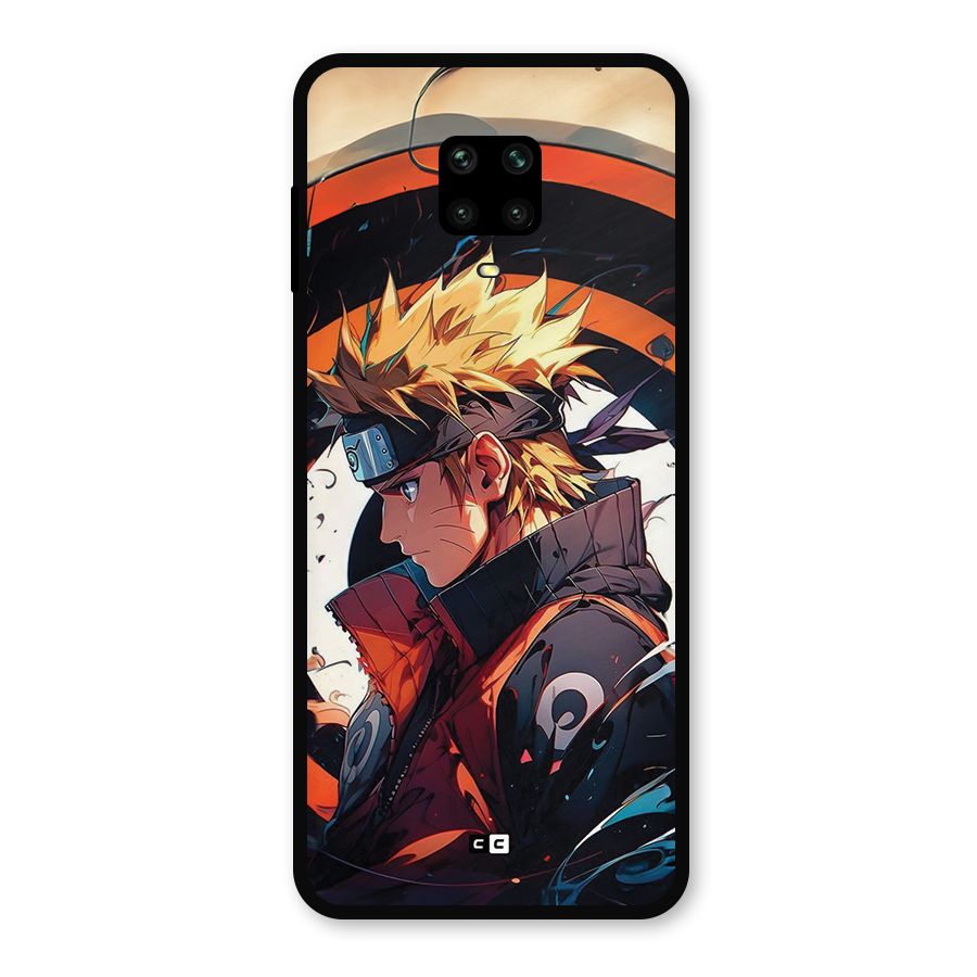 Naruto Uzumaki Combat Metal Back Case for Redmi Note 10 Lite