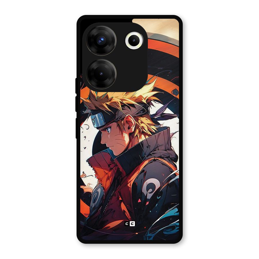Naruto Uzumaki Combat Metal Back Case for Tecno Camon 20 Pro