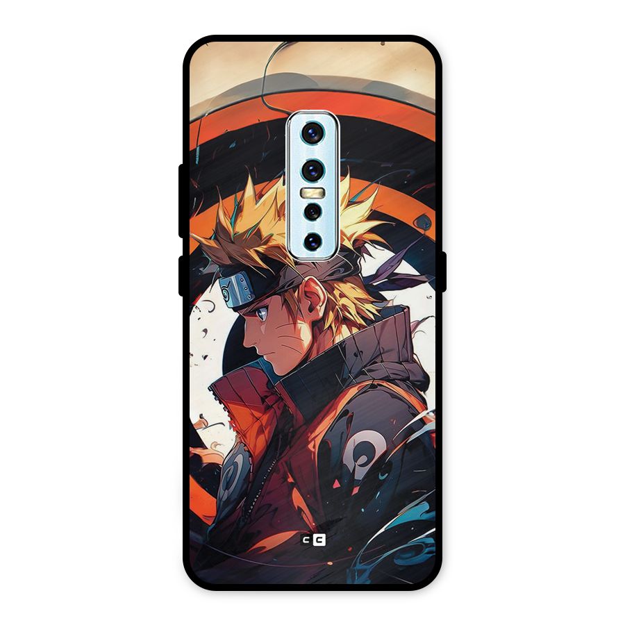 Naruto Uzumaki Combat Metal Back Case for Vivo V17 Pro