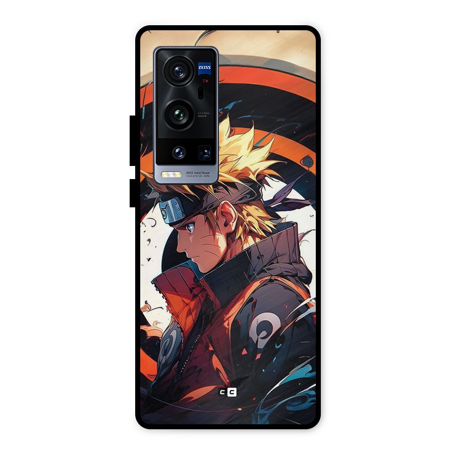 Naruto Uzumaki Combat Metal Back Case for Vivo X60 Pro Plus