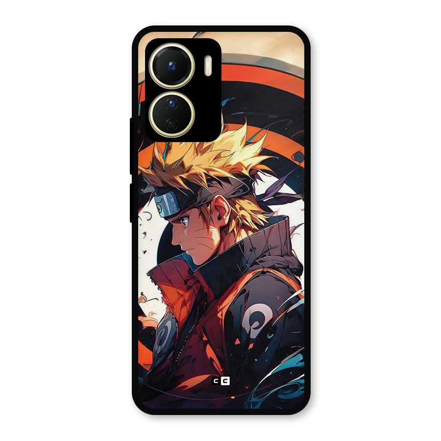 Naruto Uzumaki Combat Metal Back Case for Vivo Y16