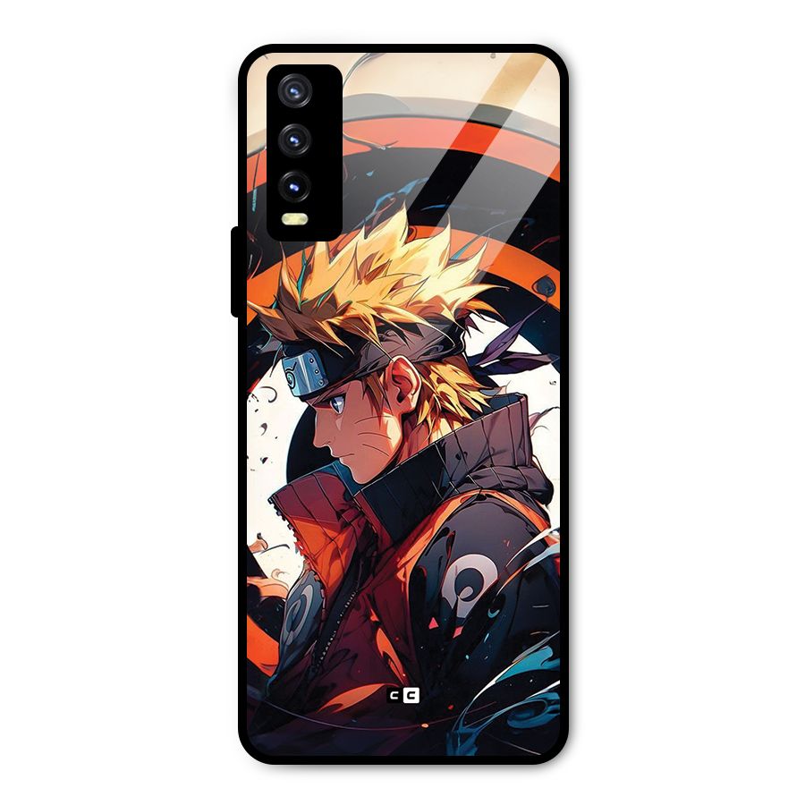 Naruto Uzumaki Combat Metal Back Case for Vivo Y20t