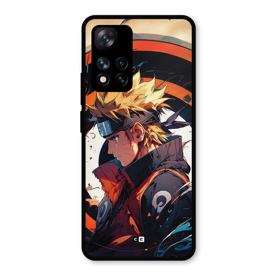 Naruto Uzumaki Combat Metal Back Case for Xiaomi 11i Hypercharge 5G