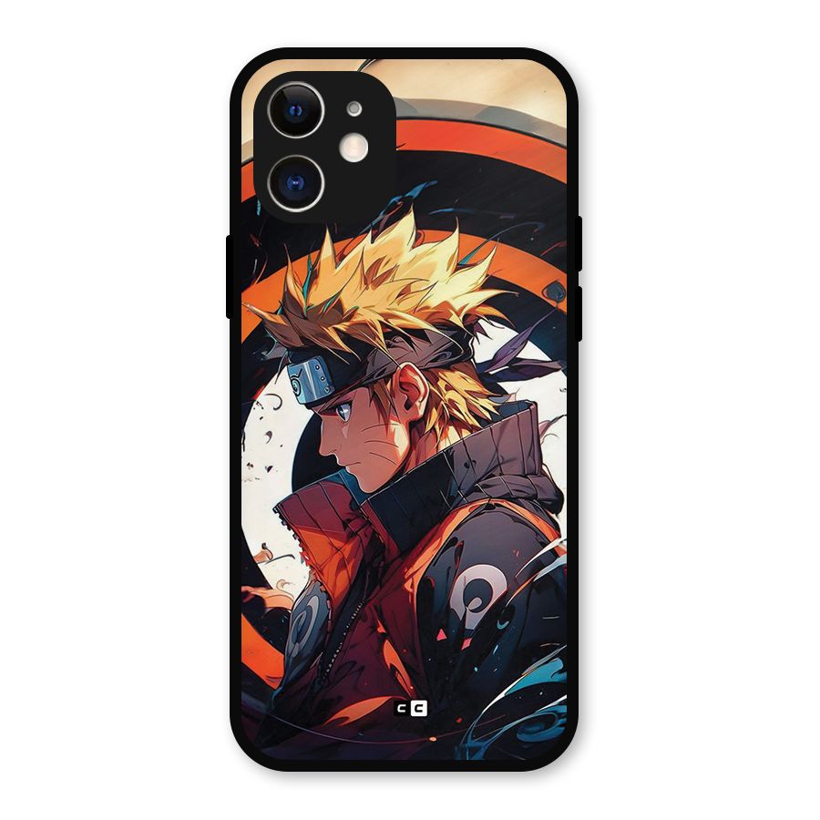 Naruto Uzumaki Combat Metal Back Case for iPhone 12