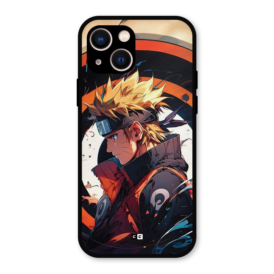 Naruto Uzumaki Combat Metal Back Case for iPhone 13