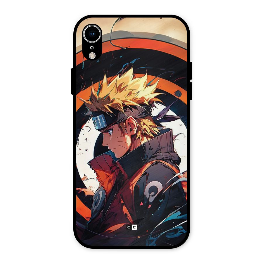 Naruto Uzumaki Combat Metal Back Case for iPhone XR